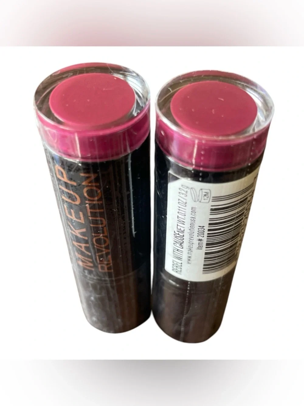 Makeup Revolution Lipstick-Shade Rebel With A Cause - bundle of 2